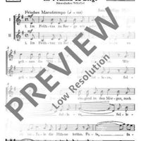 Im Frühtau zu Berge - Choral Score