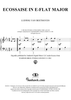 Ecossaise in E-flat Major, WoO86