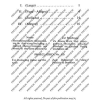 Concerto grosso E minor - Full Score