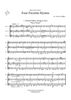 Four Favorite Hymns - Score