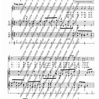 Ein Kind ist uns geboren - Score