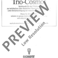 Trio-Cosmos - Score and Parts