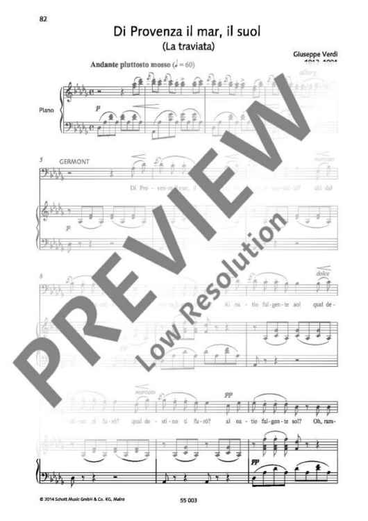 Di Provenza Il Mar, Il Suol