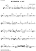 Blues For Alice - Eb Instrument