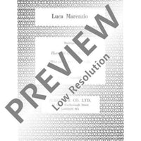 Hor chi clori beata - Choral Score