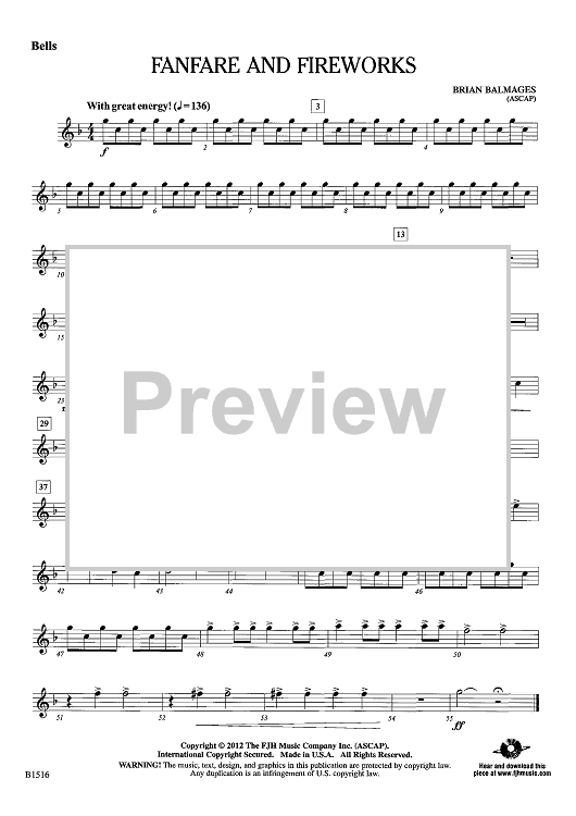 Fanfare and Fireworks - Bells