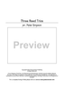 Three Reed Trios - Score