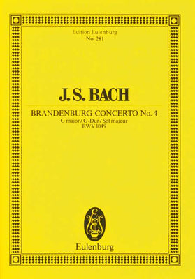 Brandenburg Concerto No. 4 G major - Full Score
