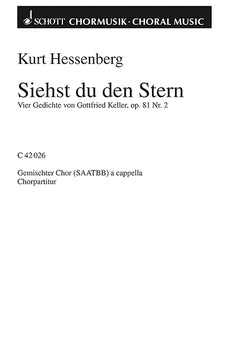 Vier Gedichte - Choral Score