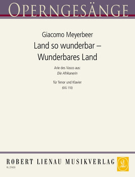 Land so wunderbar – Was sagten sie (Afrikanerin) in G flat major