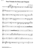 4 Preludes for Brass and Timpani - Bb Trumpet 2