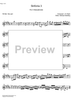 Three Part Sinfonia No. 3 BWV 789 D Major - Baritone Saxophone