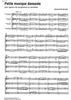 Petite musique dansante (Little dancing music) - Score