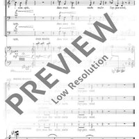 Der Rabe und der Fuchs - Choral Score