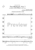 Two Madrigals, Vol. 7 - from Morley's "First Book of Madrigals to 4 Voices" (1594) - Trombone 1 (Optional F Horn)