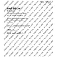 Drei Stücke - Score and Parts