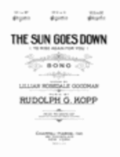 The Sun Goes Down (To Rise Again For You)