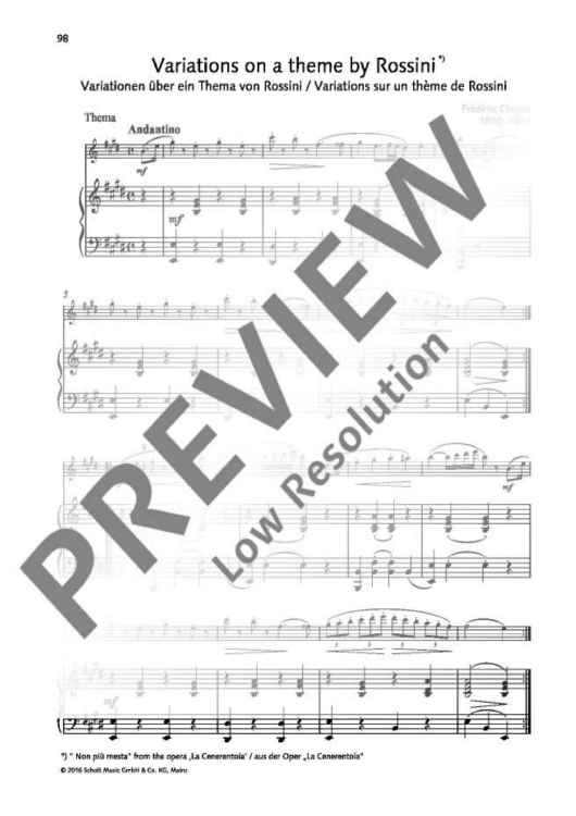 Variationen on a Theme by Rossini