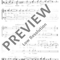 ... wie in Welschland lau und blau ... - Choral Score