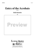 Entry of the Acrobats - Full Score