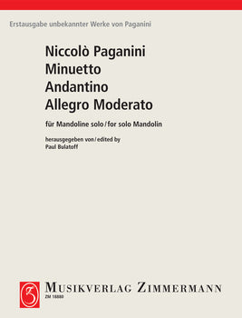 Minuetto, Andantino and Allegro moderato