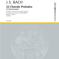 22 Chorale Preludes - Performing Score