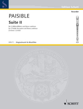6 Suites in D minor - Score and Parts