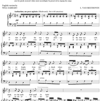 To The beloved (Au die Geliebte)