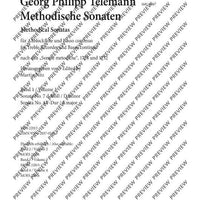 Methodical sonatas