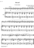 Minuet Eb Major KV452 - Score