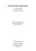 Classical Arrangements for Bass Guitar
