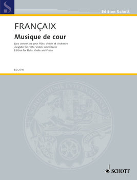 Musique de cour - Piano Score With Solo Part