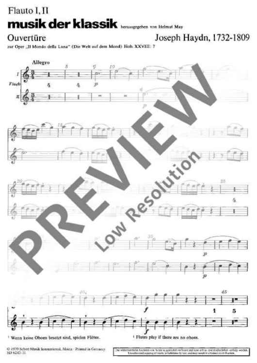 Music for Classic - Flute I/ii