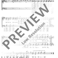 Schönster Schatz, leb wohl - Choral Score