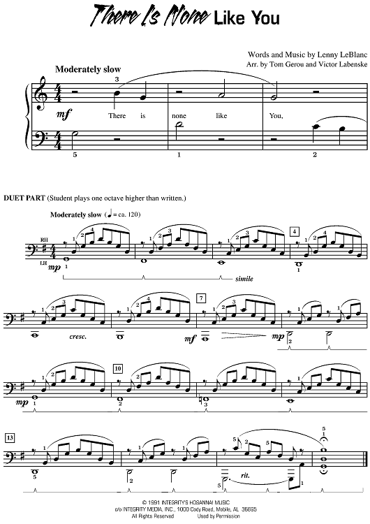 There Is None Like You