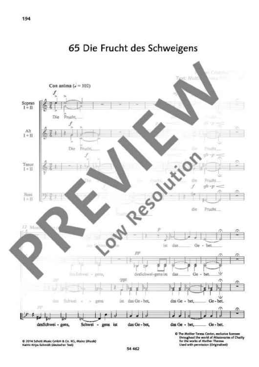 Die Frucht des Schweigens