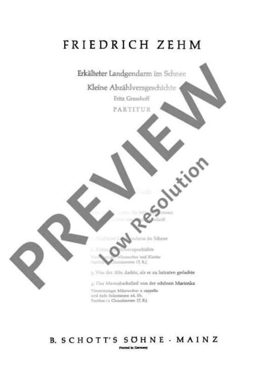 Grasshoffiade - Score