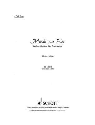 Musik zur Feier - Accordion/violin I