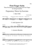 First Finger Suite - Three Movements for Open Strings and First Finger for String Orchestra - Viola
