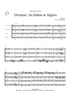 Overture: An Italian in Algiers - Score