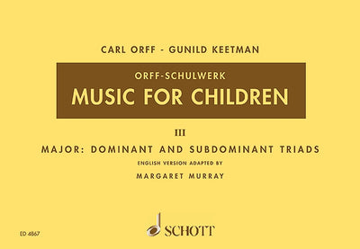 Music for Children - Vocal And Performing Score