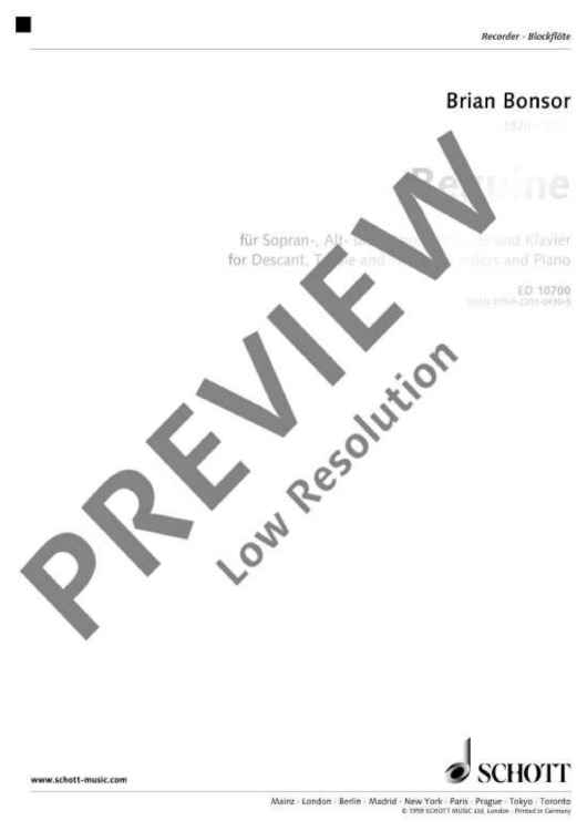 Beguine - Score and Parts