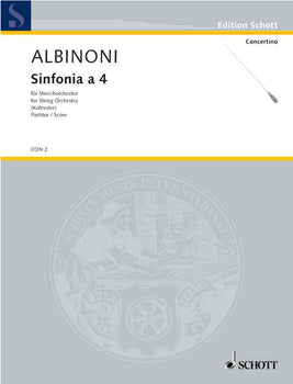 Sinfonia a 4 - Score