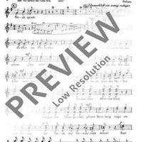 Weinlein, nun gang ein - Tenor I/ii