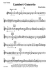 Lambert Concerto for Violin and Piano - Violin