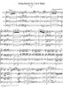 String Quartet No. 2 in G Major, Op. 18, No. 2, Movement 1 - Allegro - Score