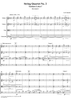 String Quartet No. 2, Movement 1 - Score