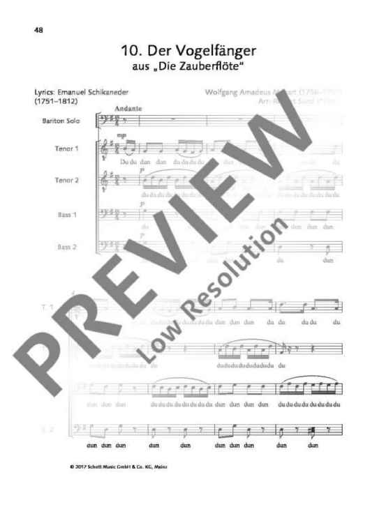 The Bird Catcher's Aria