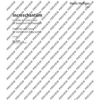 Increschantüm - Score and Parts