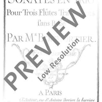 Six Sonatas - Performing Score